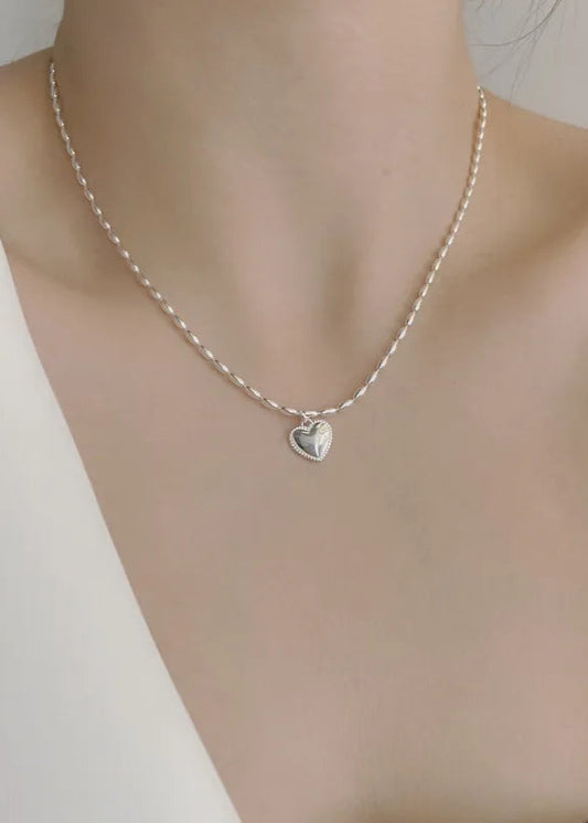 Collar Corazón de Plata