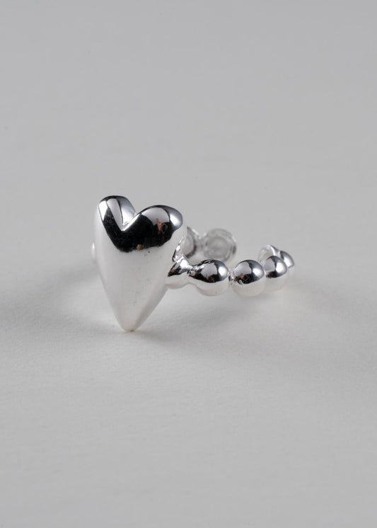 Anillo Corazón de Plata