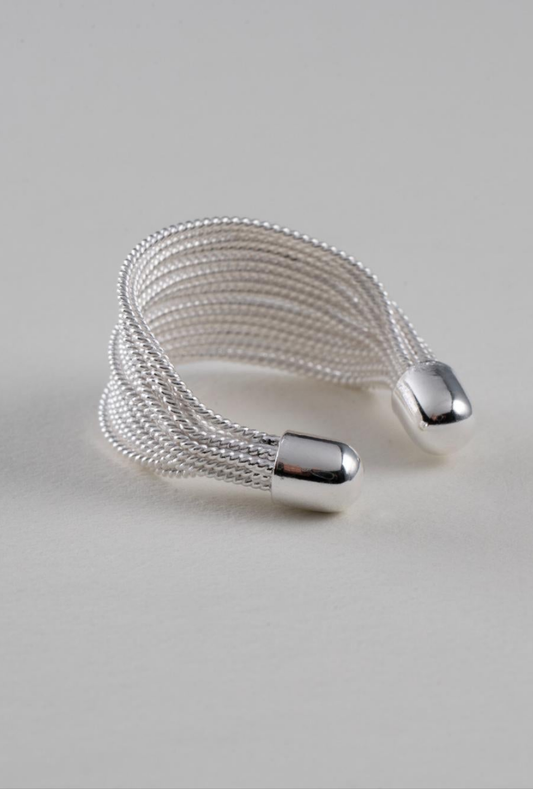 Anillo Líneas de Plata