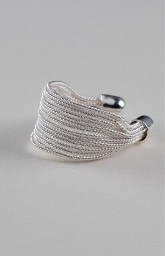 Anillo Líneas de Plata