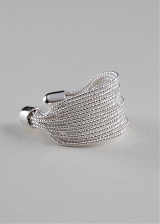 Anillo Líneas de Plata