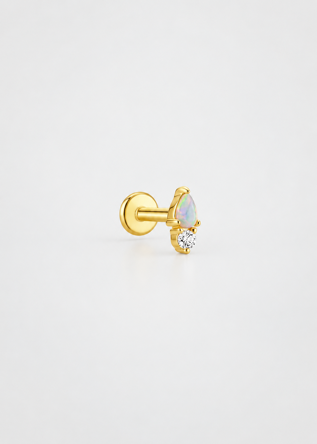 Stud Aura Gota Brillante