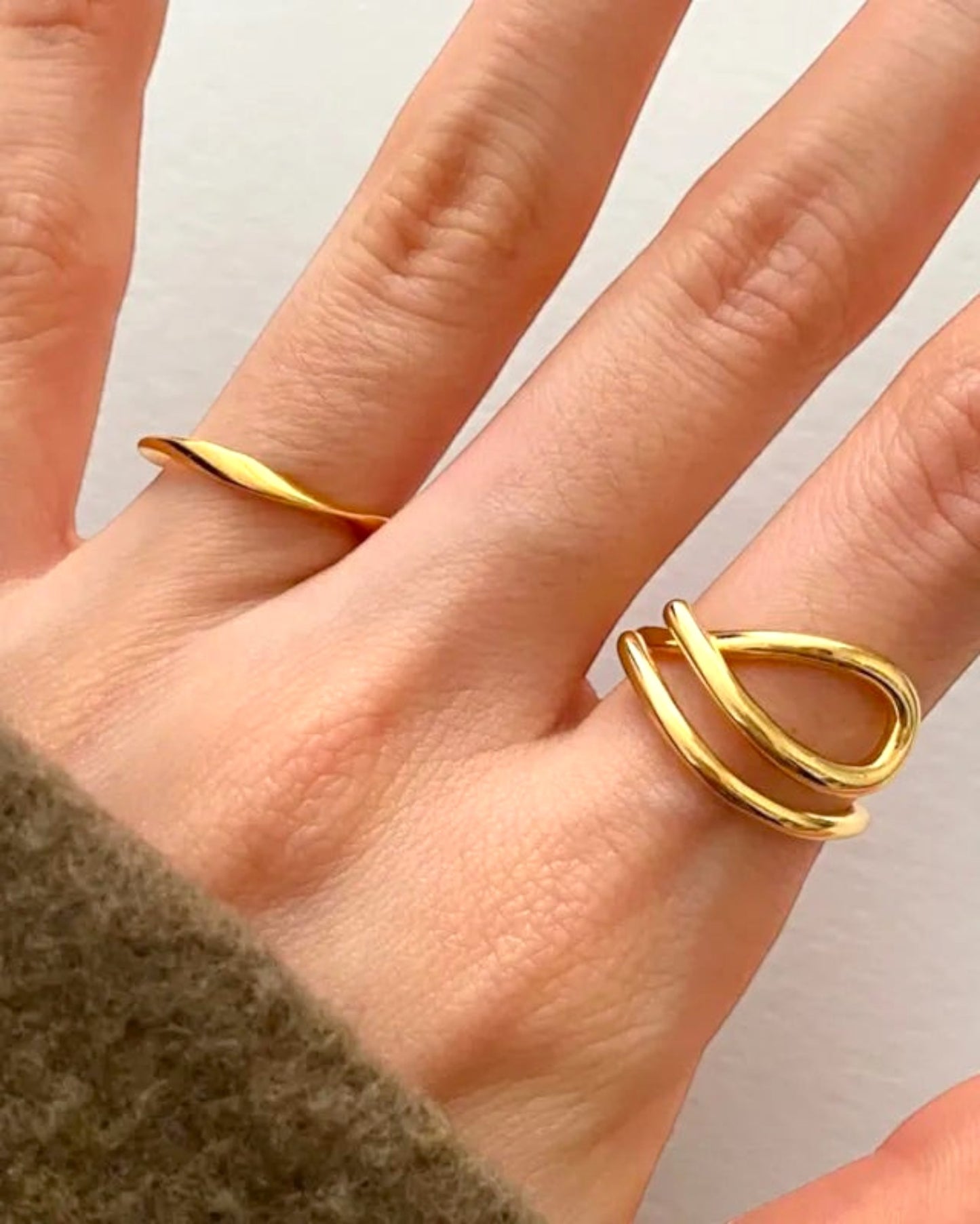 Anillo Olas de Plata