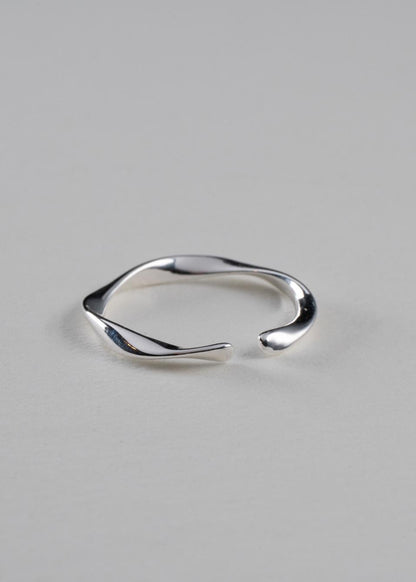 Anillo Olas de Plata
