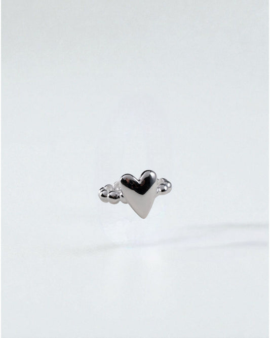 Anillo Corazón de Plata