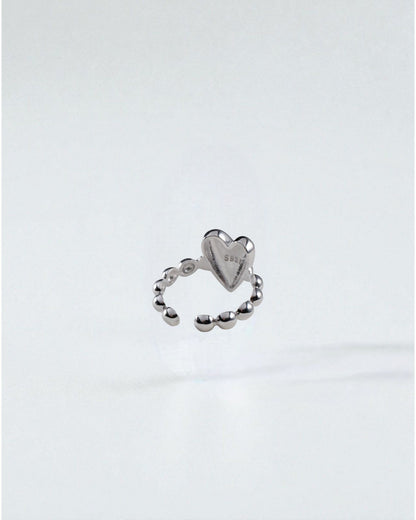 Anillo Corazón de Plata