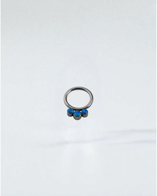 Clicker Ring Opalo Azul