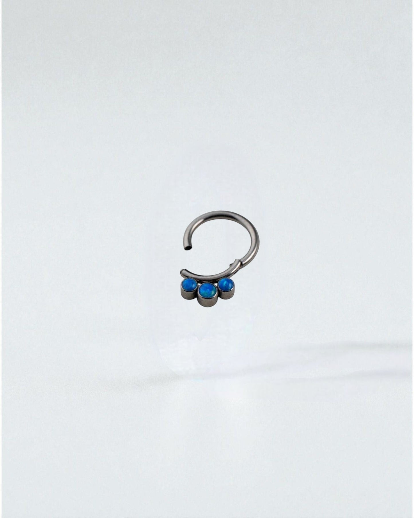 Clicker Ring Opalo Azul