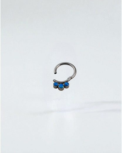 Clicker Ring Opalo Azul