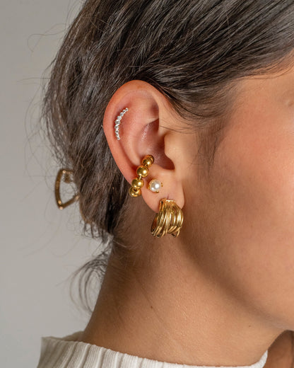 Aretes Entrelazados