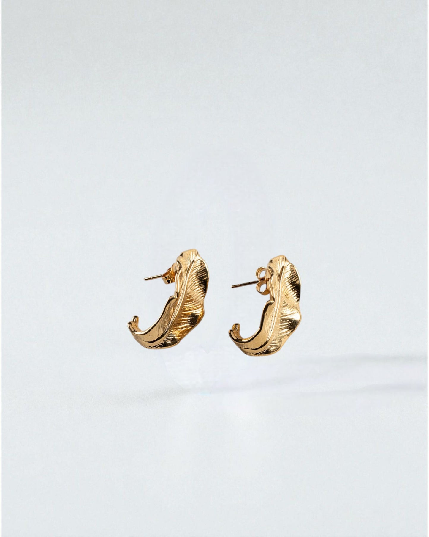 Aretes hojas