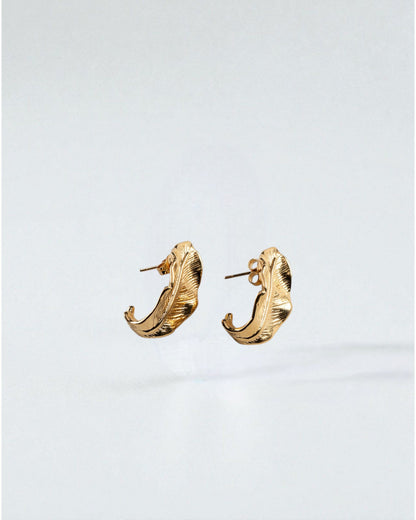 Aretes hojas
