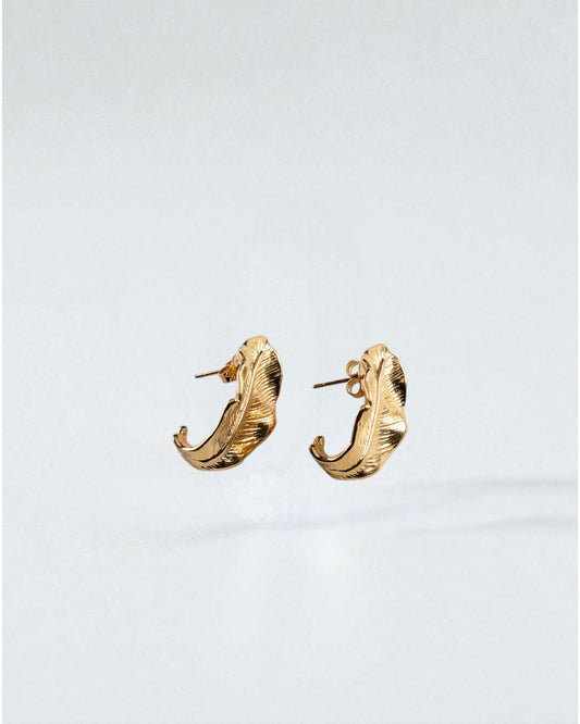 Aretes hojas