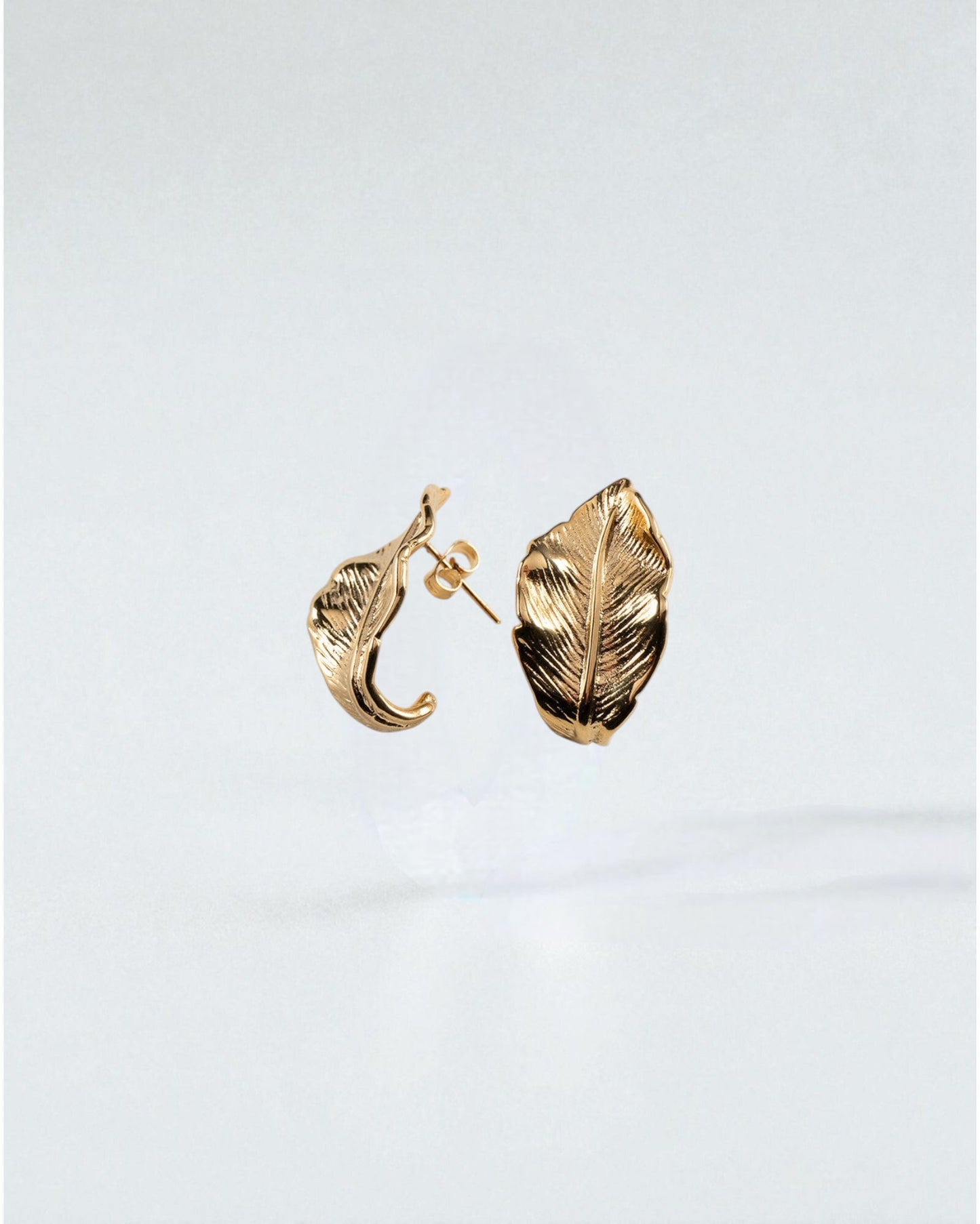 Aretes hojas