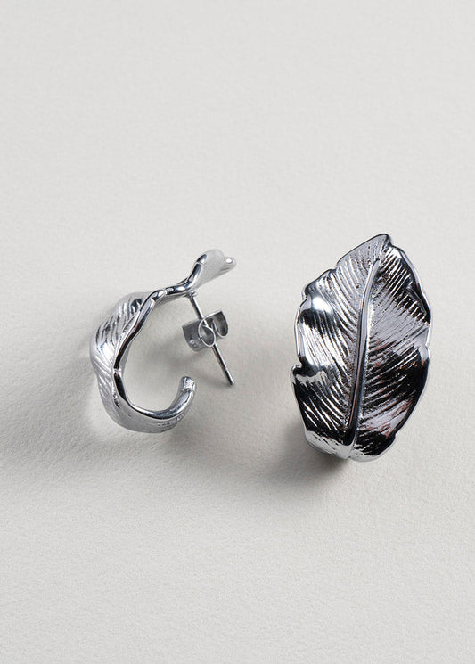 Aretes hojas