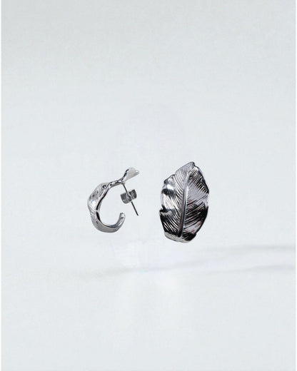 Aretes hojas