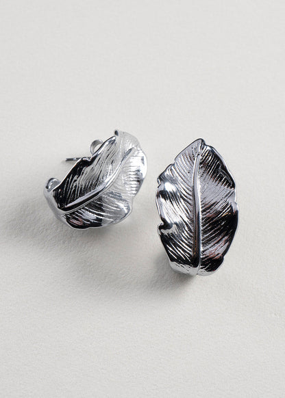 Aretes hojas