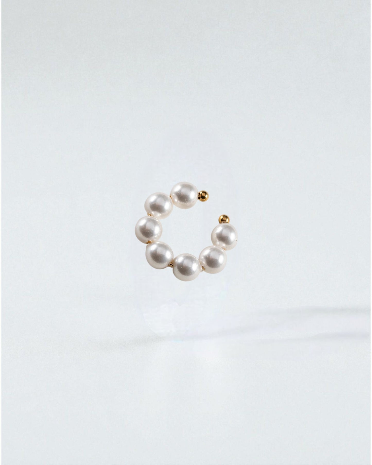 Cuff Esferico Perlas