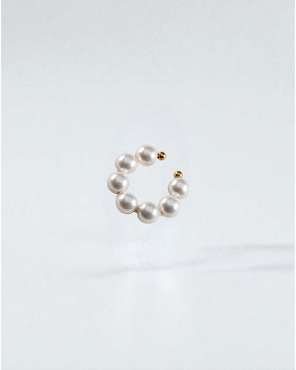 Cuff Esferico Perlas