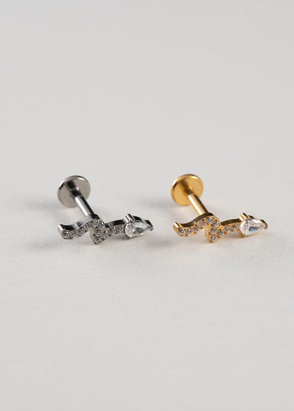 Stud Serpiente Brillante