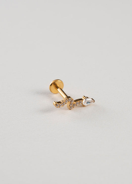 Stud Serpiente Brillante