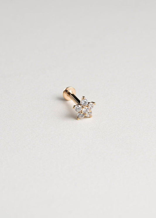 Stud Estrella de Cristal