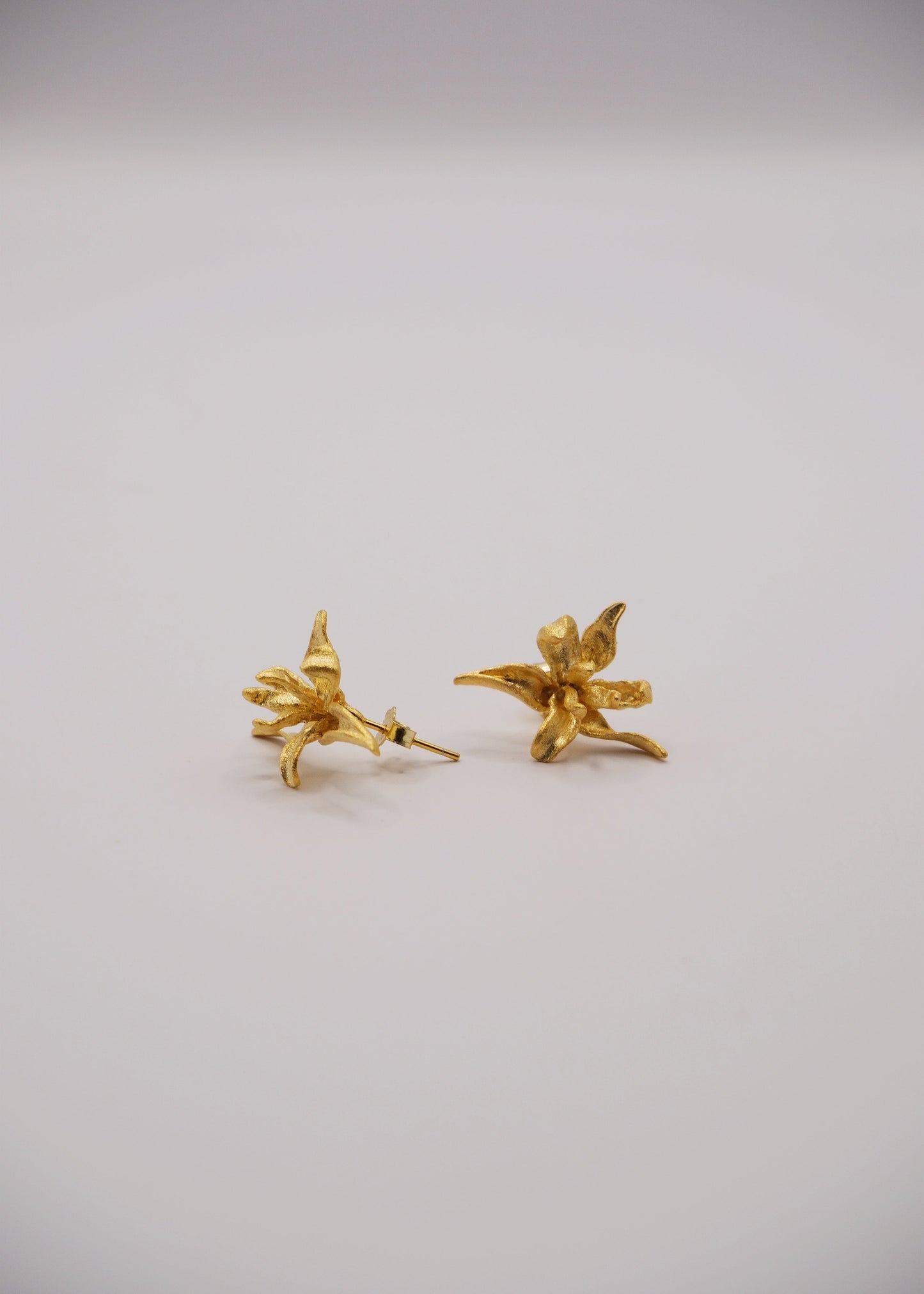 Aretes Flor Dorada