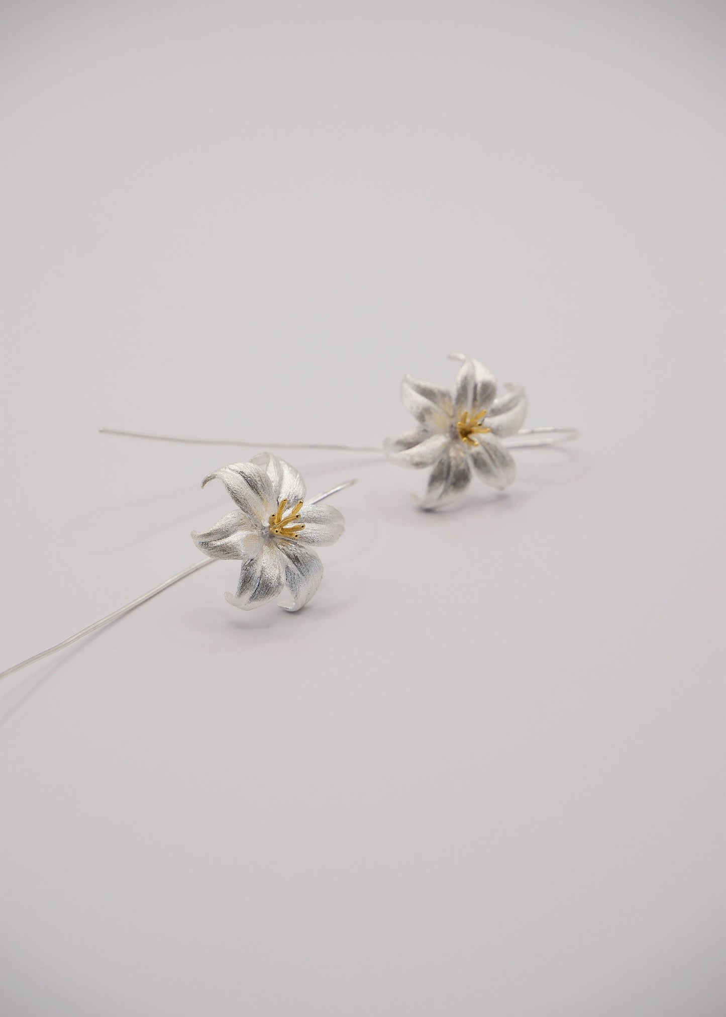 Aretes Flor de Plata