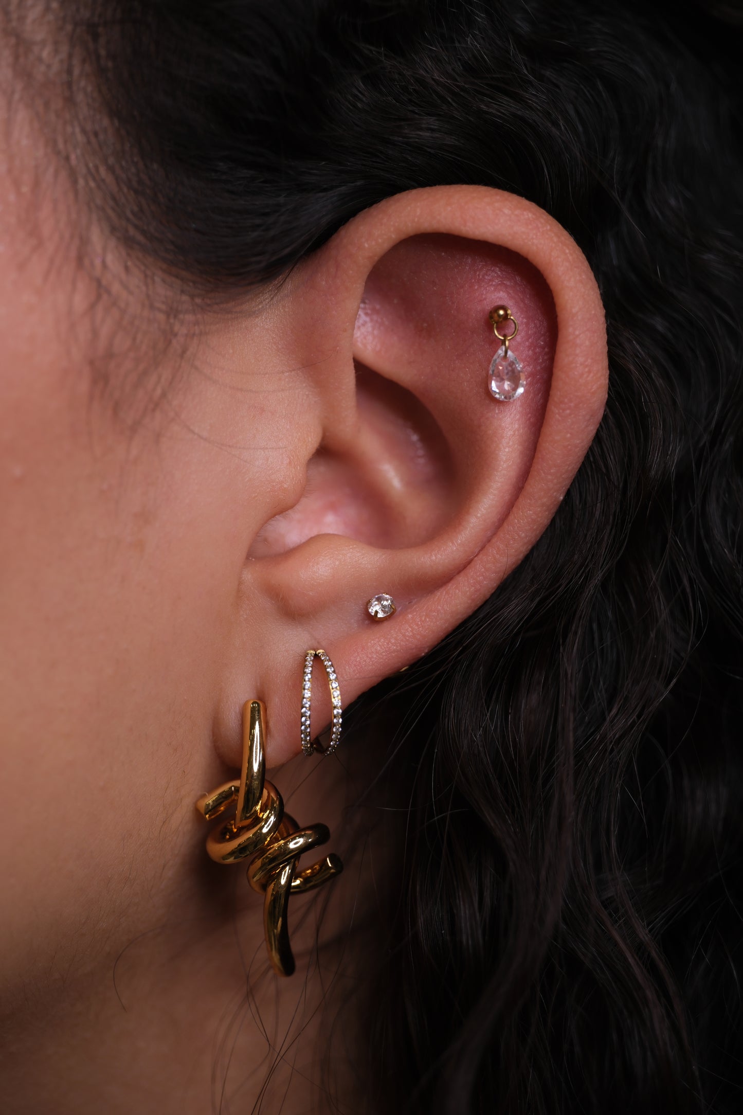 Stud Gota Colgante