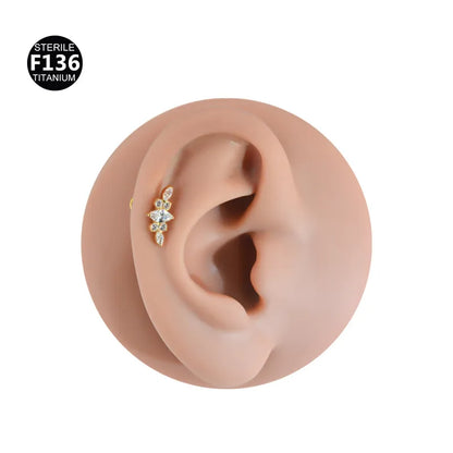 Stud Aura Fuchsia
