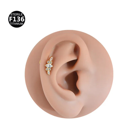 Stud Aura Fuchsia