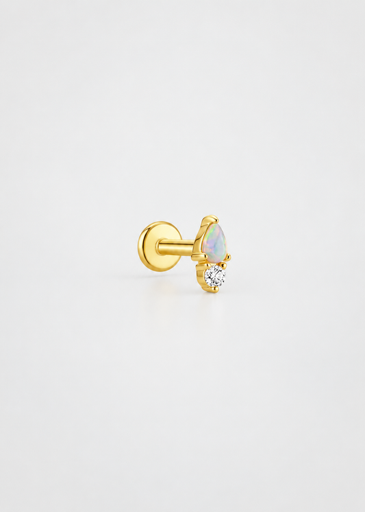 Stud Aura Gota Brillante