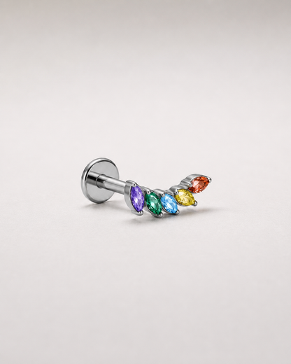 Stud Rainbow Marquise