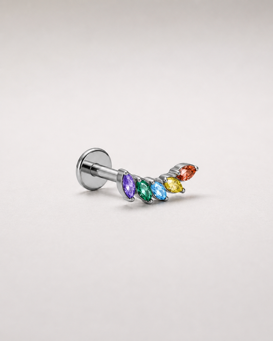 Stud Rainbow Marquise