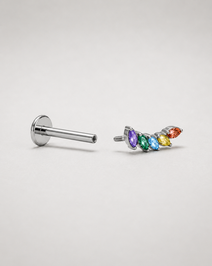 Stud Rainbow Marquise