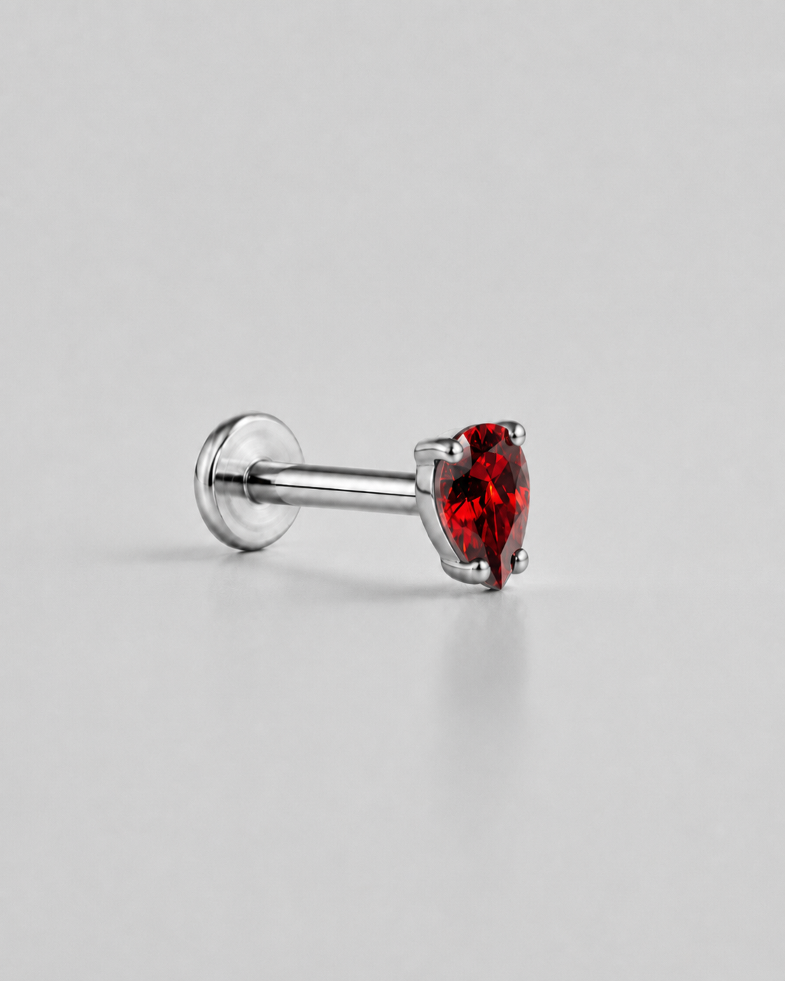 Stud Ruby Drop