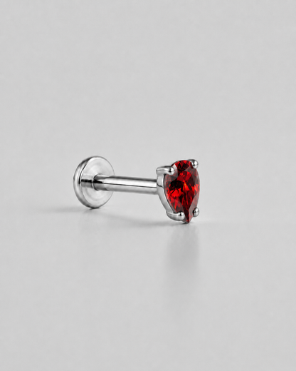 Stud Ruby Drop