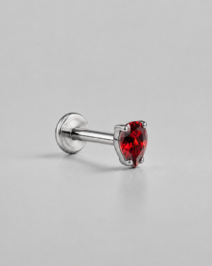 Stud Ruby Drop