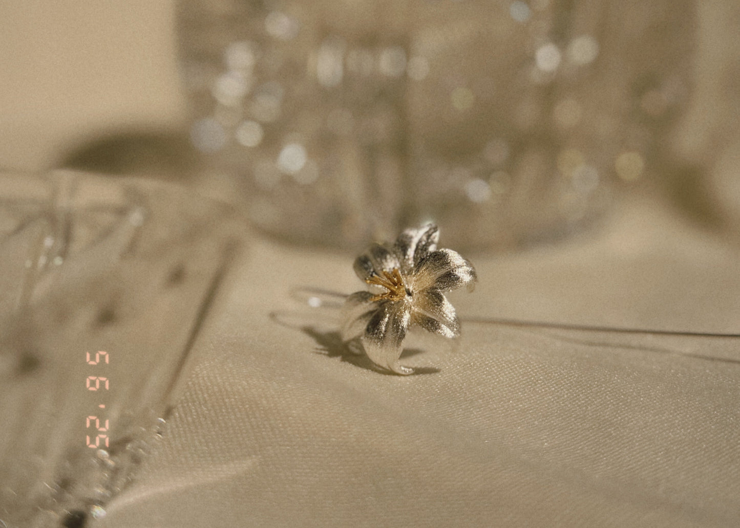 Aretes Flor de Plata