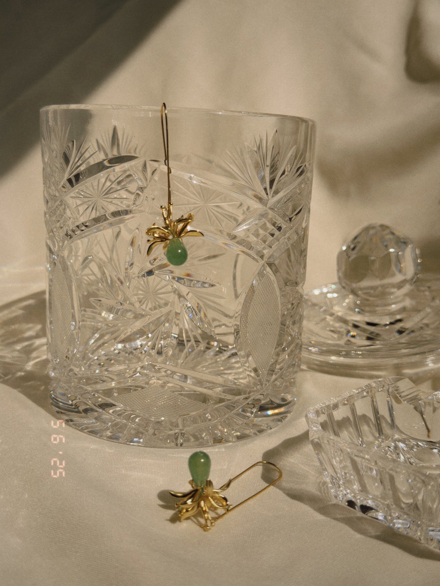 Aretes Flor de Agata