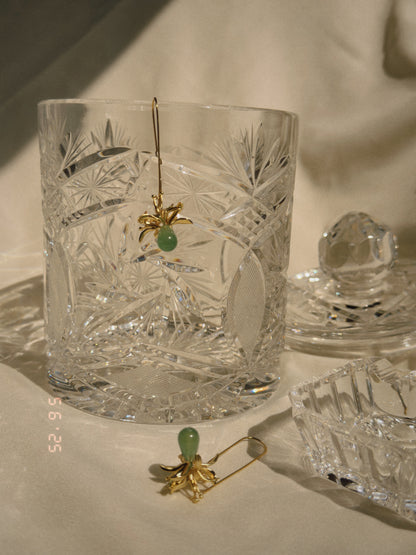 Aretes Flor de Agata