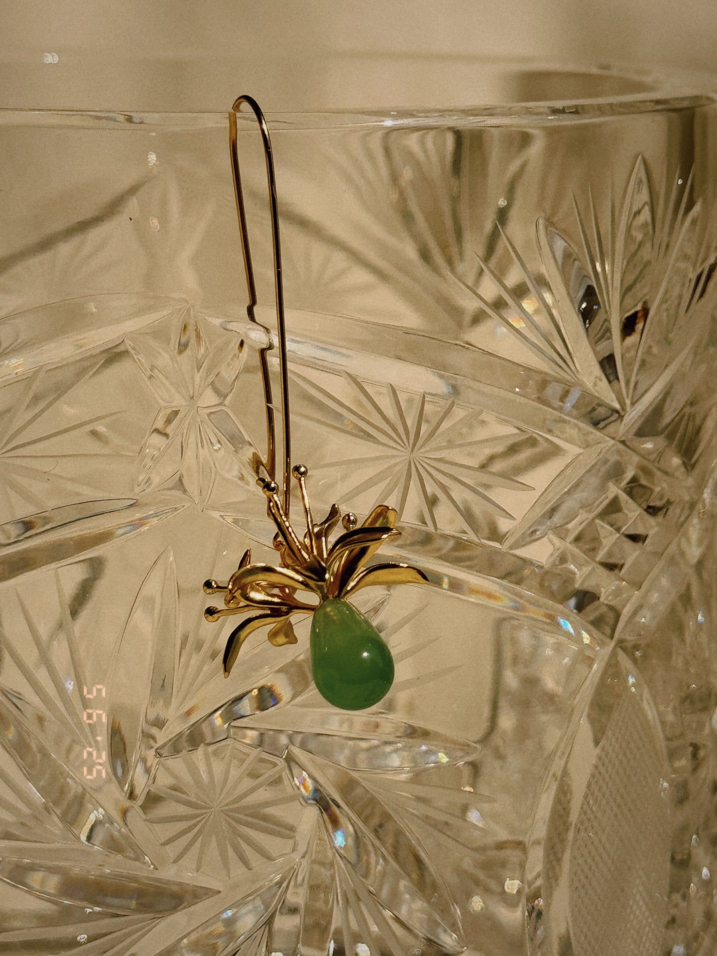 Aretes Flor de Agata