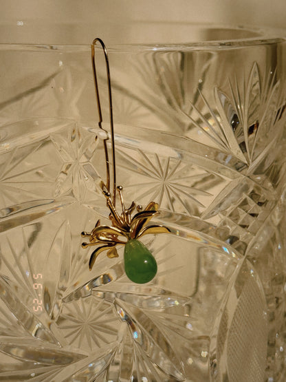 Aretes Flor de Agata