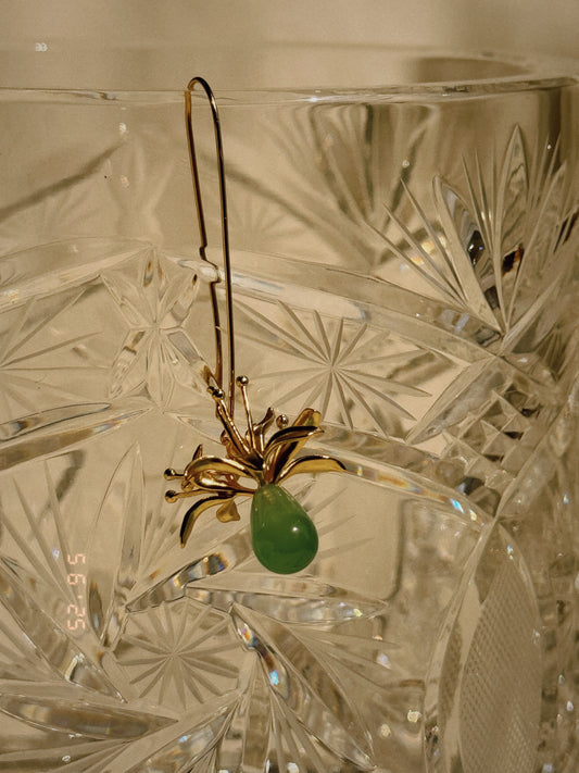 Aretes Flor de Agata