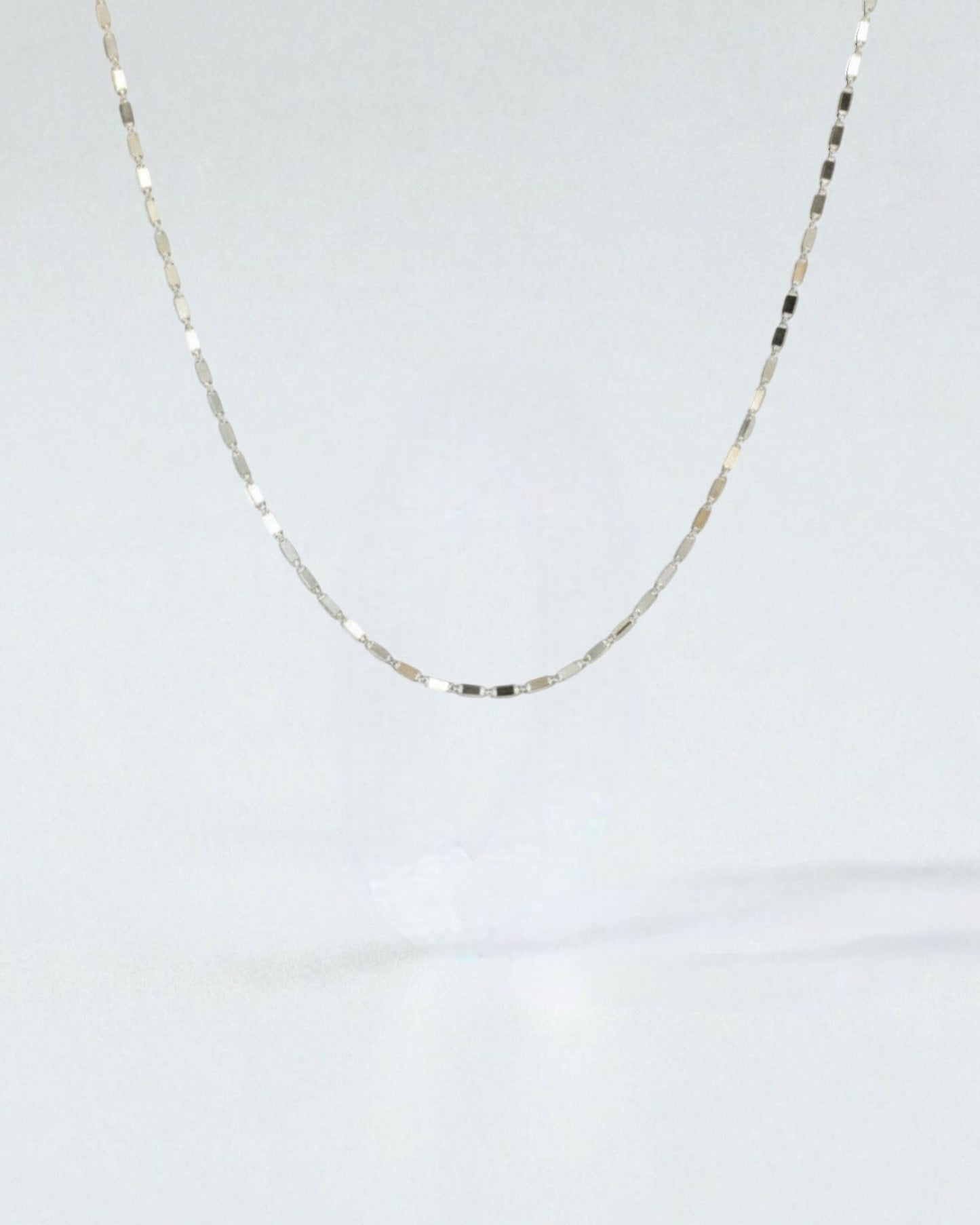 Odonata 18k gold plated sterling silver chain necklace with lobster clasp, 40cm + 5cm extension.