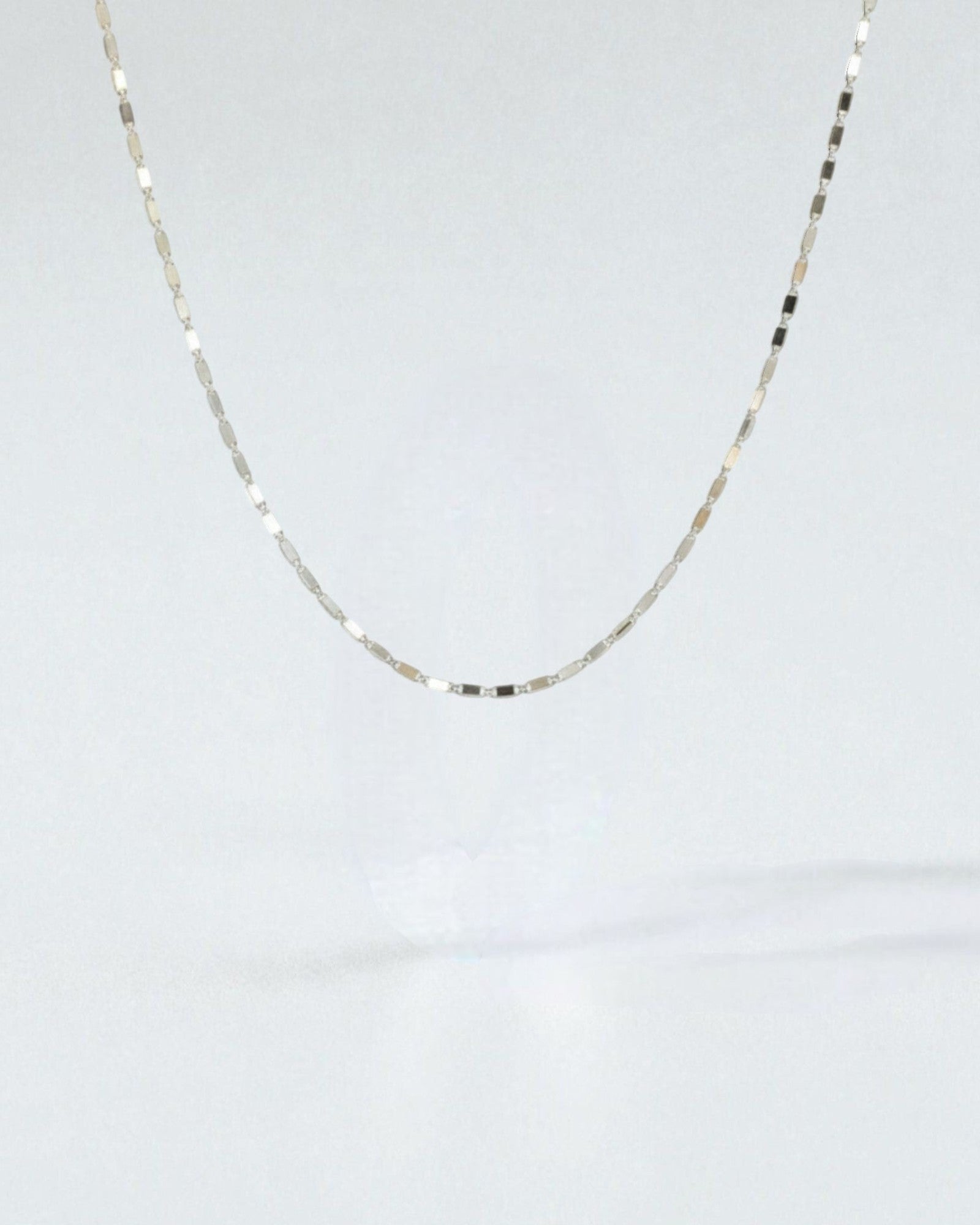 Odonata 18k gold plated sterling silver chain necklace with lobster clasp, 40cm + 5cm extension.