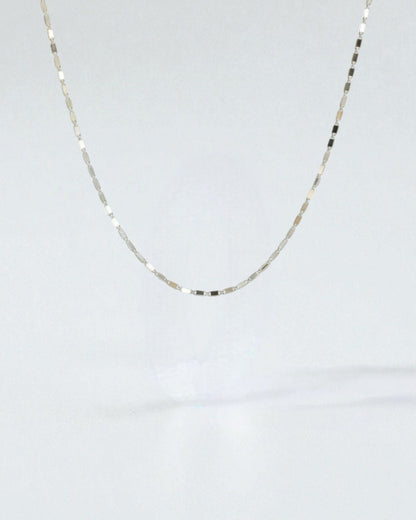 Odonata 18k gold plated sterling silver chain necklace with lobster clasp, 40cm + 5cm extension.