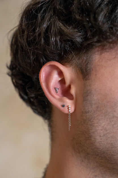 Stud Cadena Doble